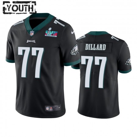 Tröjor Philadelphia Eagles Andre Dillard 77 Svart Super Bowl LVII Vapor Limited - Barn Tröjor Philadelphia Eagles Andre Dillard 77 Svart Super Bowl LVII Vapor Limited - Barn
